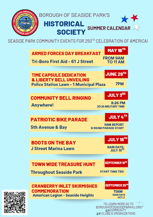 Calendar of Events 
